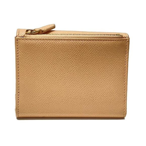 Bvlgari Trifold Wallet Bvlgari Pink Beige Leather - Picture 2 of 7